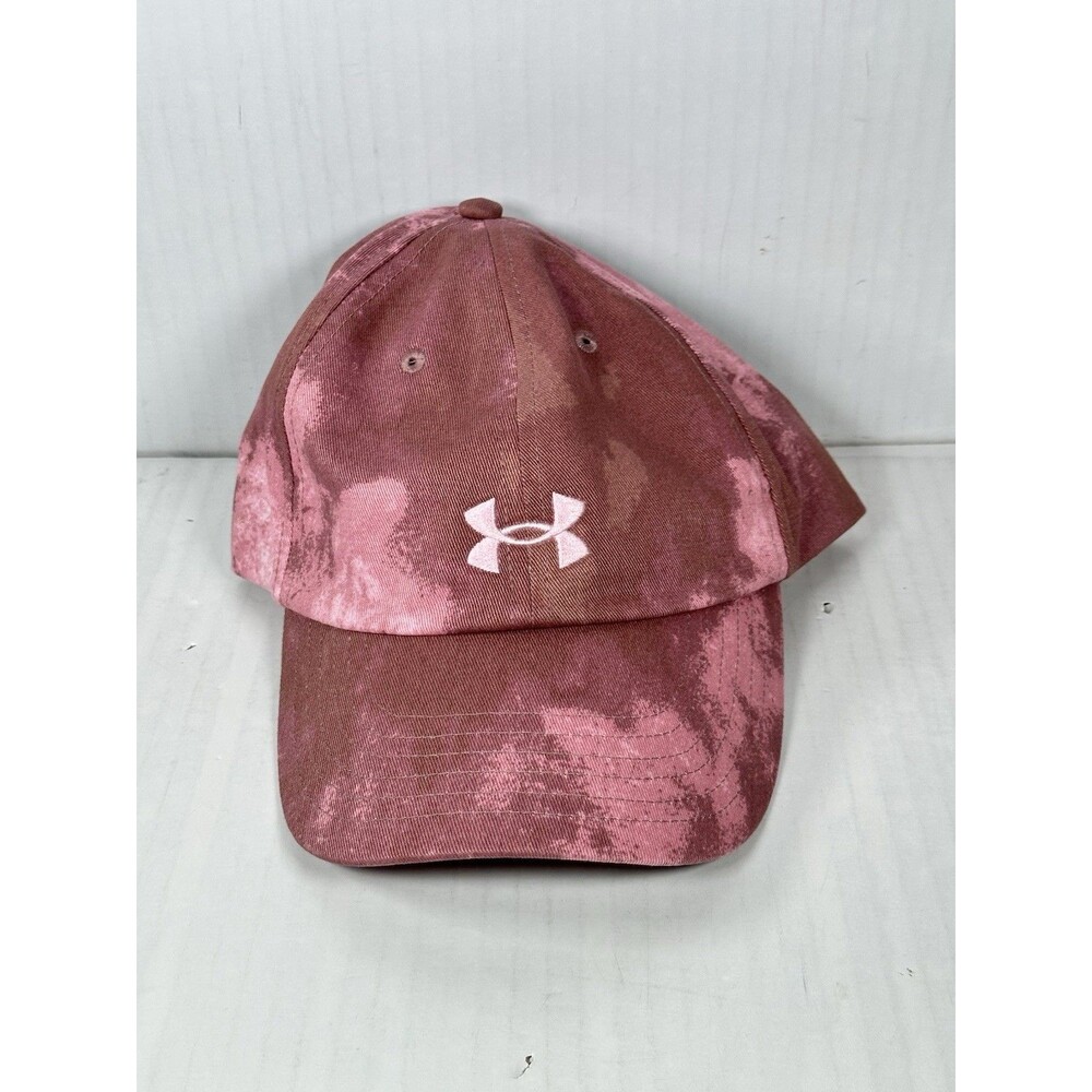 Under Armour Women’s Pink Camo Strapback Hat Cap 1383446 OSFM NWT
